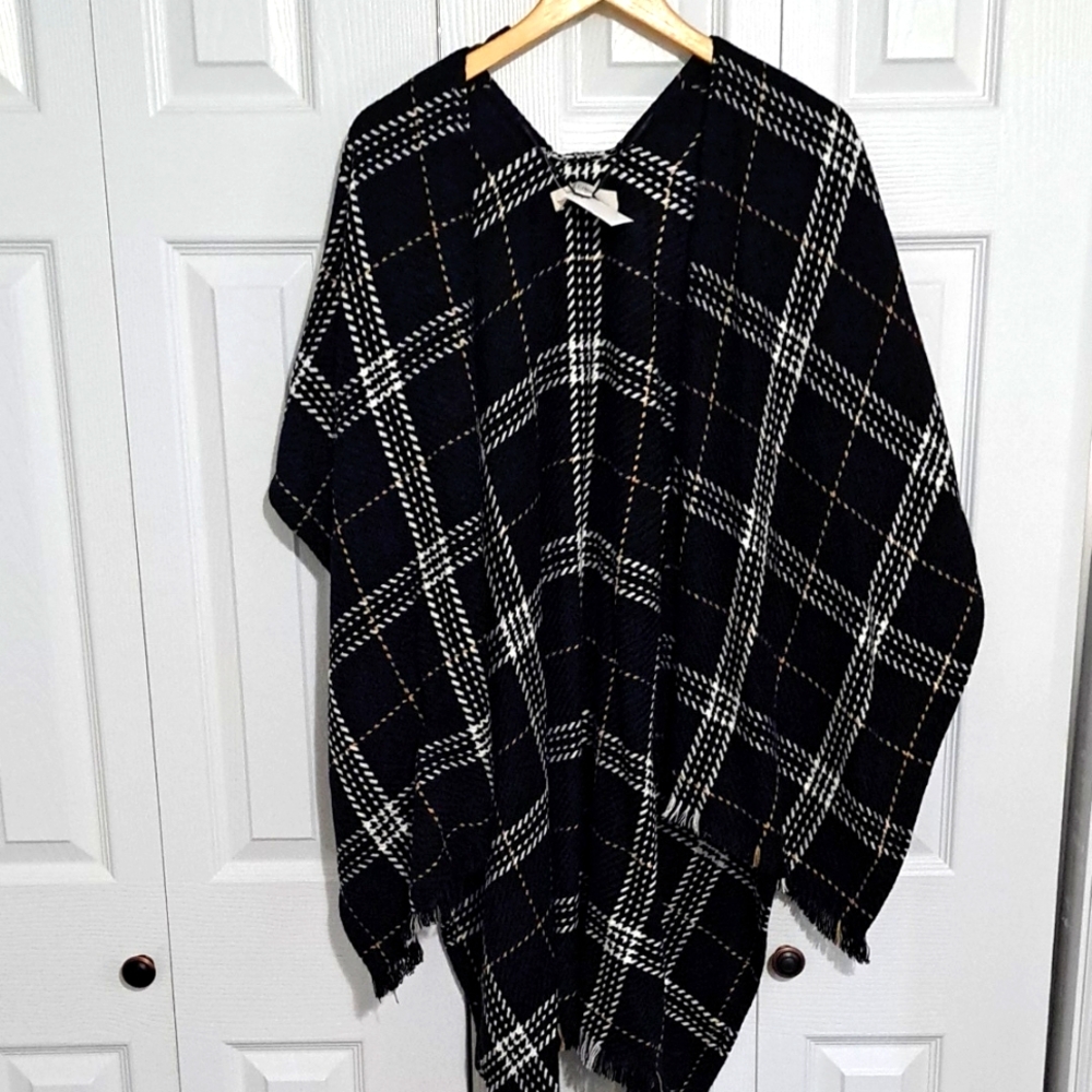 Loft plaid wrap